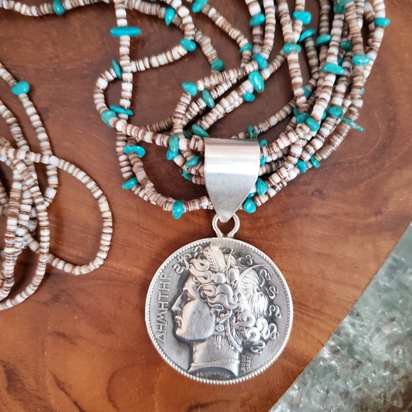 Vintage Jewelry - 🛑SOLD🛑Beautiful Large Sterling Roman Pendant